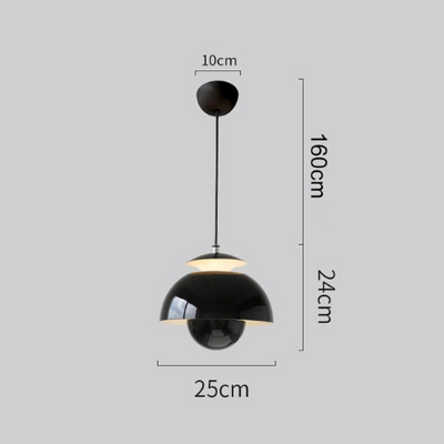 Lámpara colgante LED moderna con diseño de capullo de flor - Estética escandinava para dormitorio y cocina