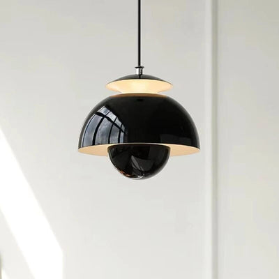 Lámpara colgante LED moderna con diseño de capullo de flor - Estética escandinava para dormitorio y cocina