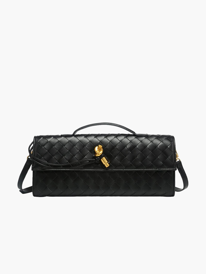 LUNA - Saco de tecido de luxo com fechamento de ouro