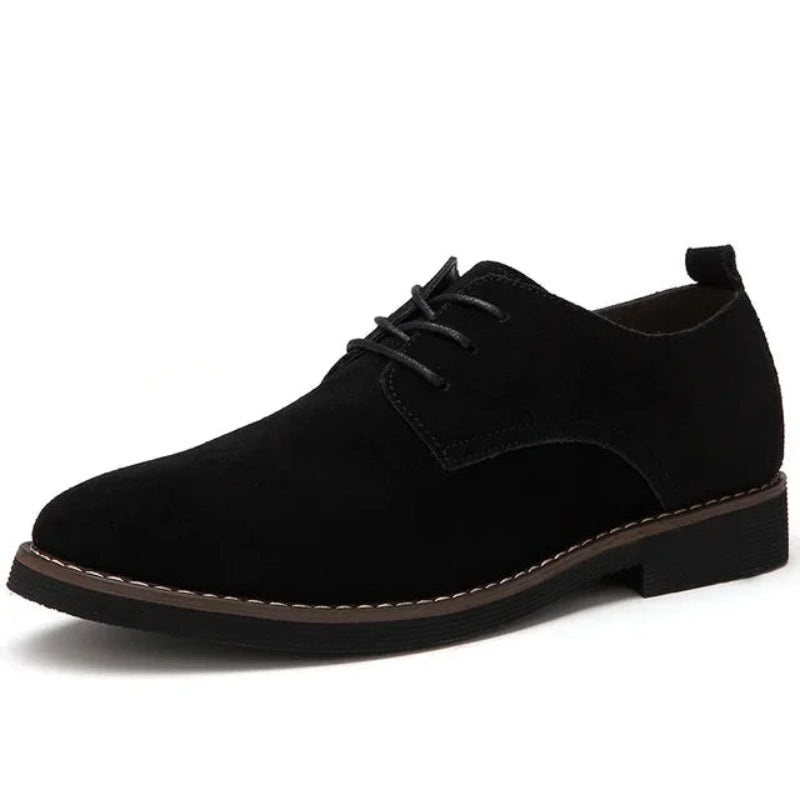 Zapatos casual Oxford de ante con cordones para hombre | Perfectos para el día a día