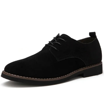 Zapatos casual Oxford de ante con cordones para hombre | Perfectos para el día a día