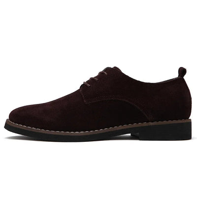 Zapatos casual Oxford de ante con cordones para hombre | Perfectos para el día a día