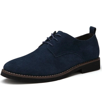Zapatos casual Oxford de ante con cordones para hombre | Perfectos para el día a día