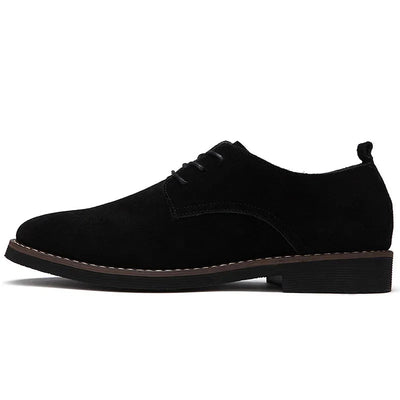 Zapatos casual Oxford de ante con cordones para hombre | Perfectos para el día a día
