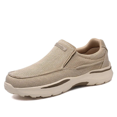 Jaco - Mocassins de lona ortopédica para homens