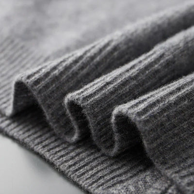 Jaqueta Zip Caxemira para homens quentes e elegantes