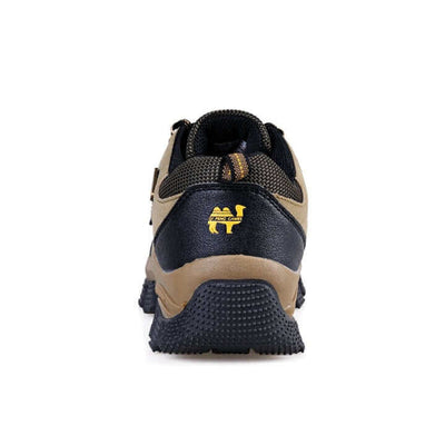 Outdoor Senderismo Bota Cuero Impermeable Trekking y Trabajo Verde