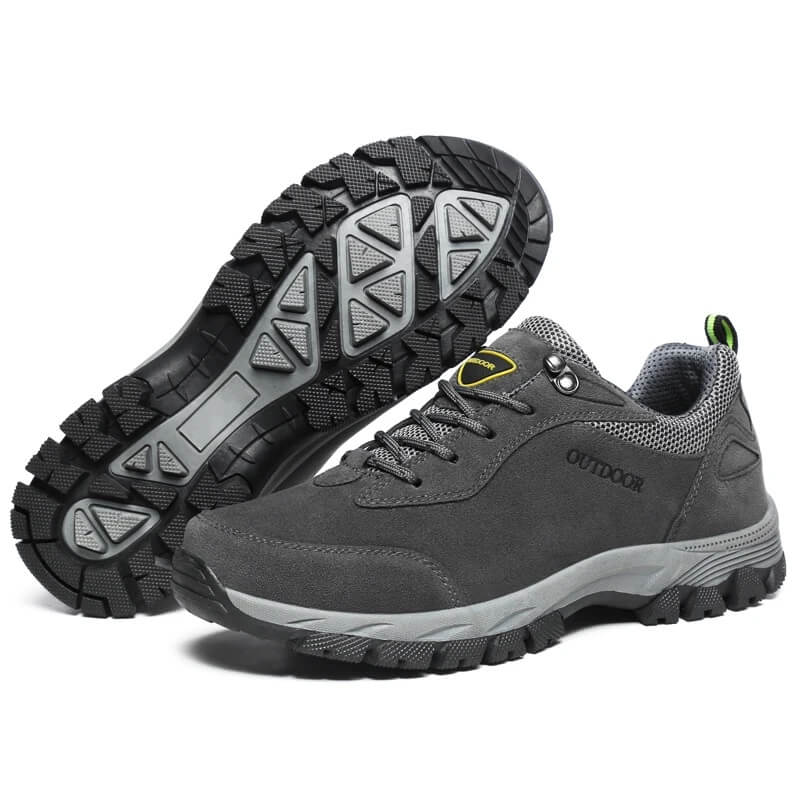 Bota de montaña impermeable trabajo y trekking gris