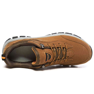 Bota de montaña impermeable trabajo y trekking gris