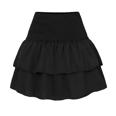 Falda boho Aurélie con volantes y estampado soñador corte fluido