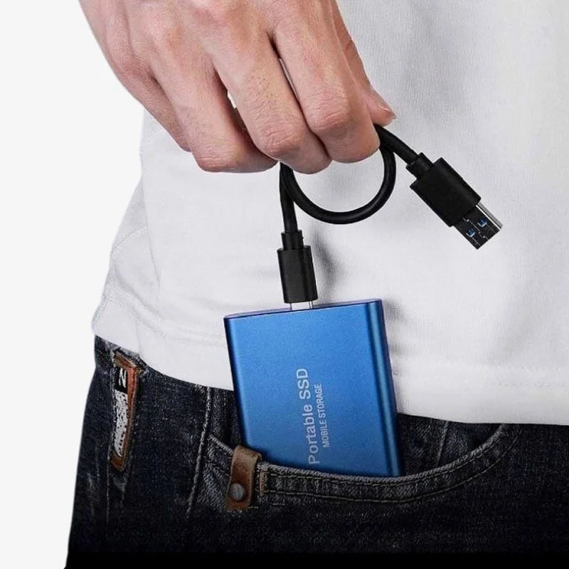DataSafe - Almacenamiento SSD externo Aluminio - Disco duro superrápido - 32TB/16TB/8TB/4TB/2TB