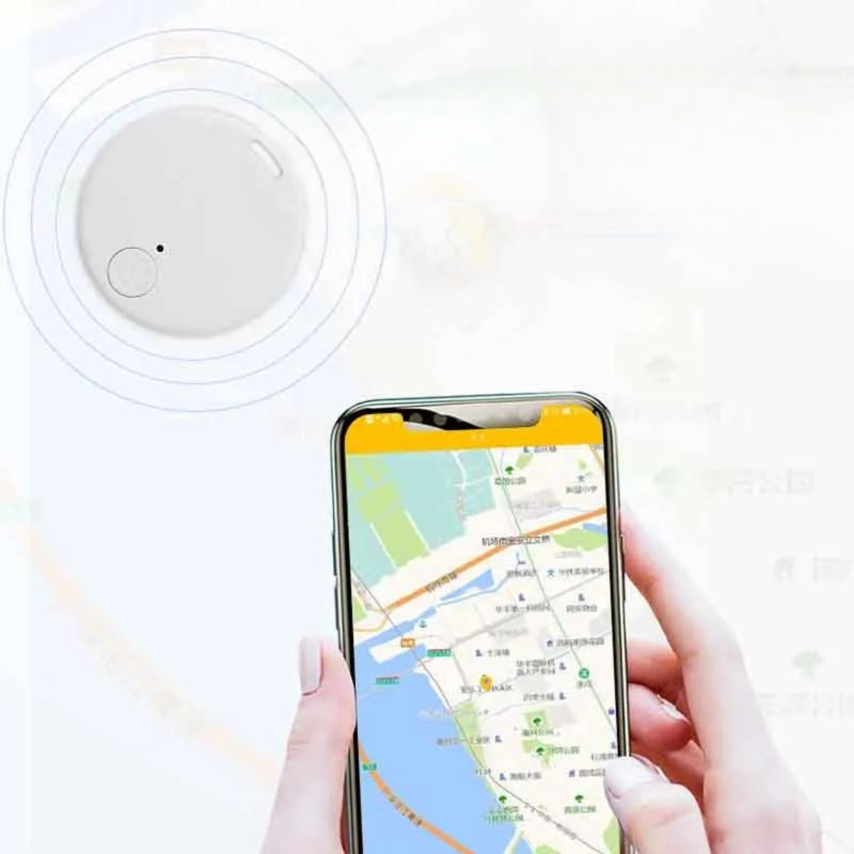 Localizador GPS compatível com Android Jim