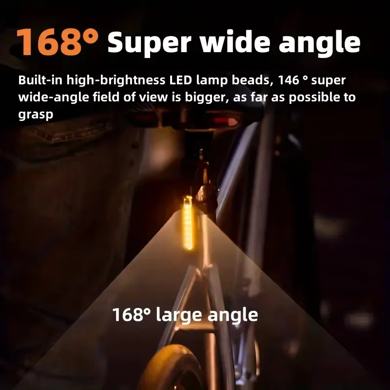 Rear bicycle light