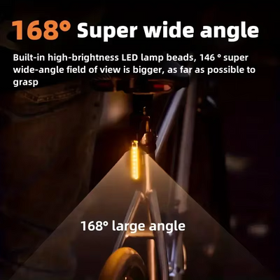Rear bicycle light