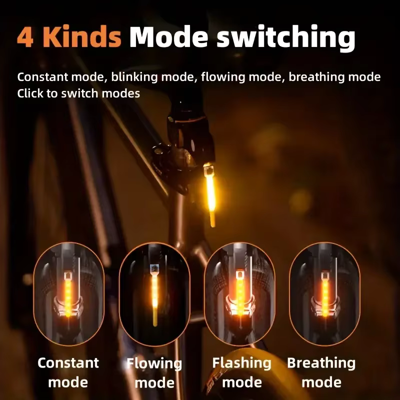 Rear bicycle light