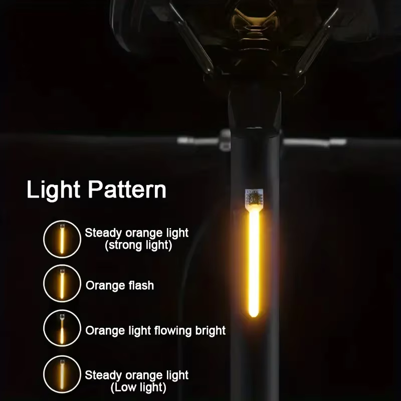 Rear bicycle light