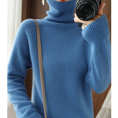 Nikki | Jersey de mangá longa elegante para mulheres | Pescoço alto
