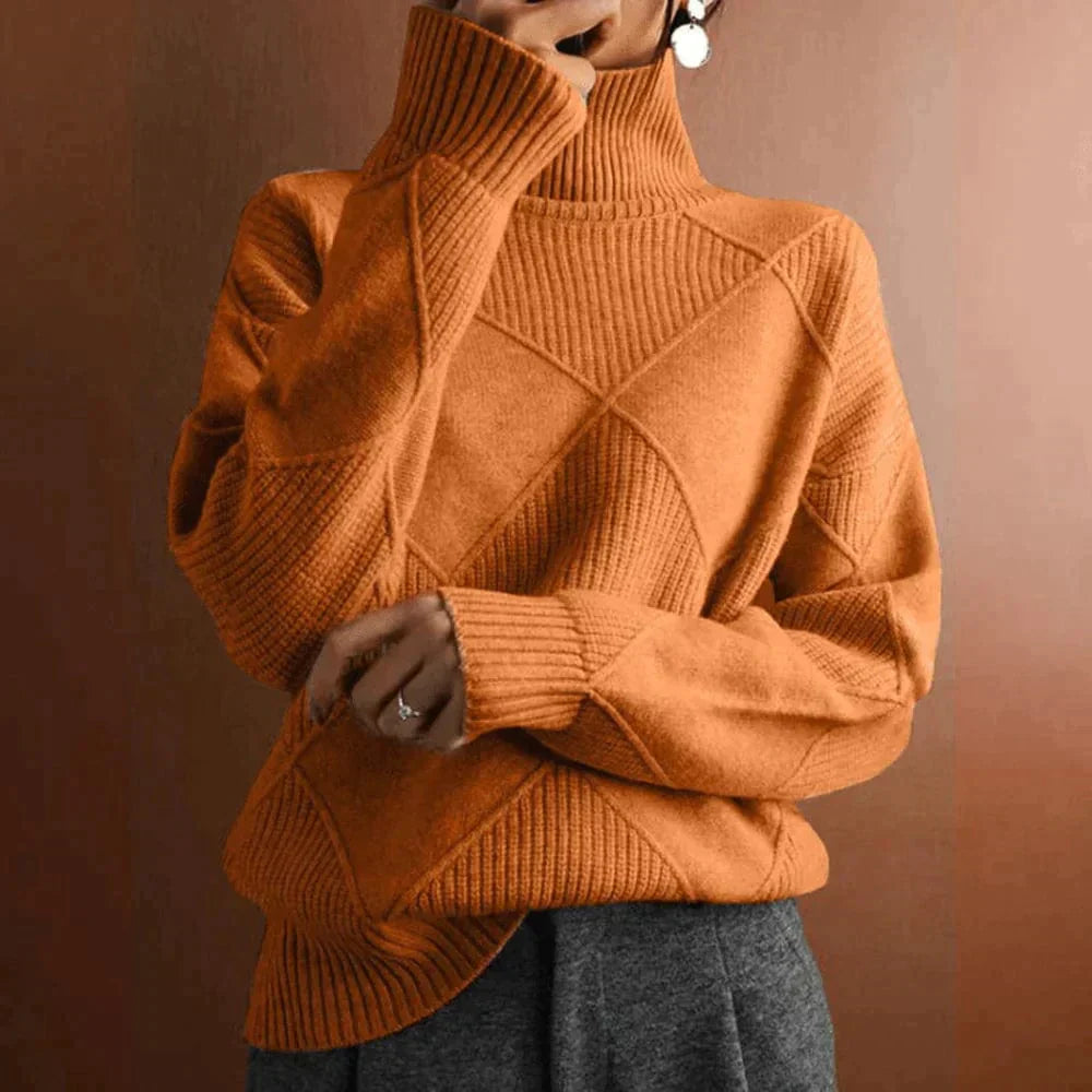 Jersey de pescoço alto Marie Cashmere