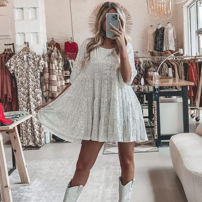 Sophie - El mejor vestido de fiesta elegante y brillante