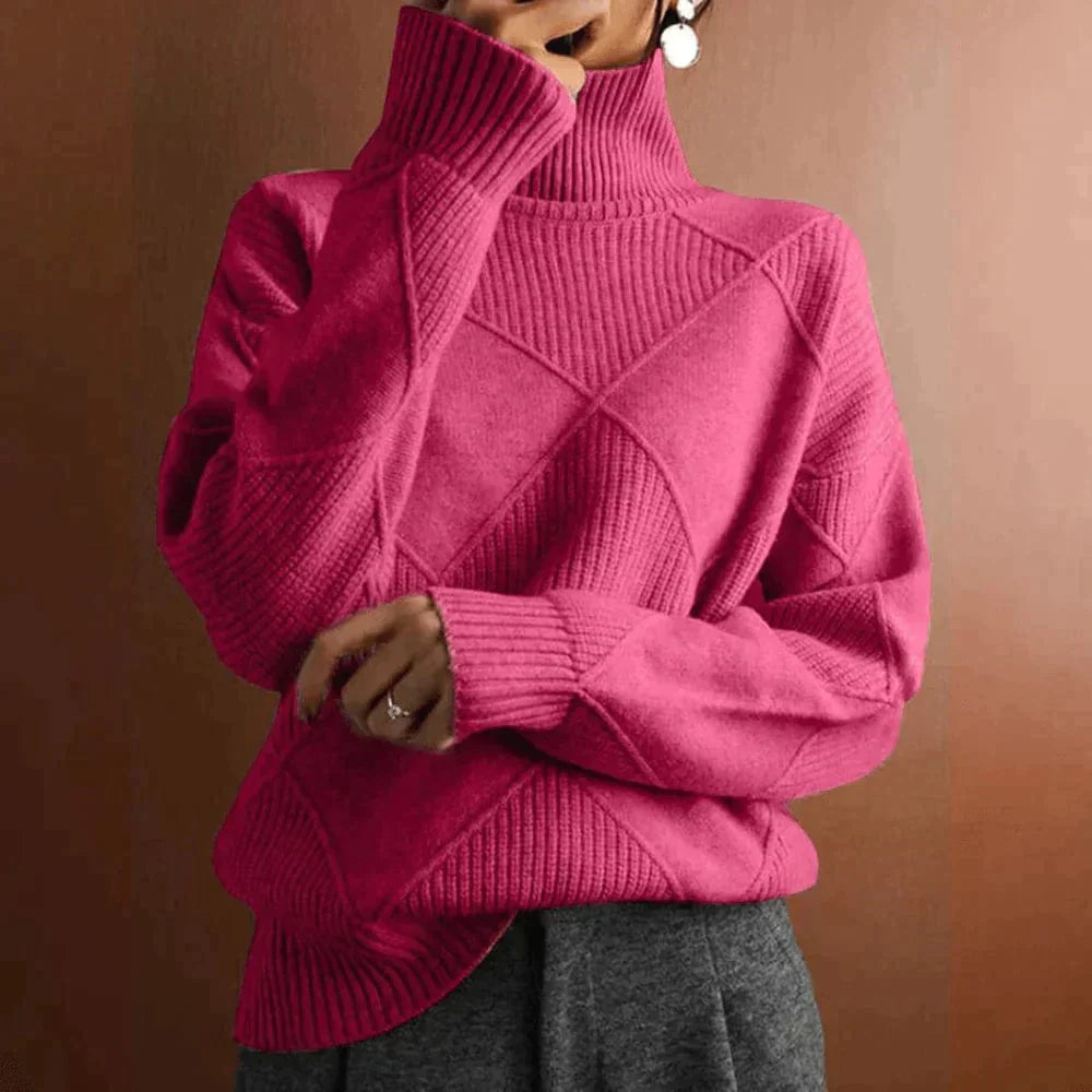 Jersey de pescoço alto Marie Cashmere