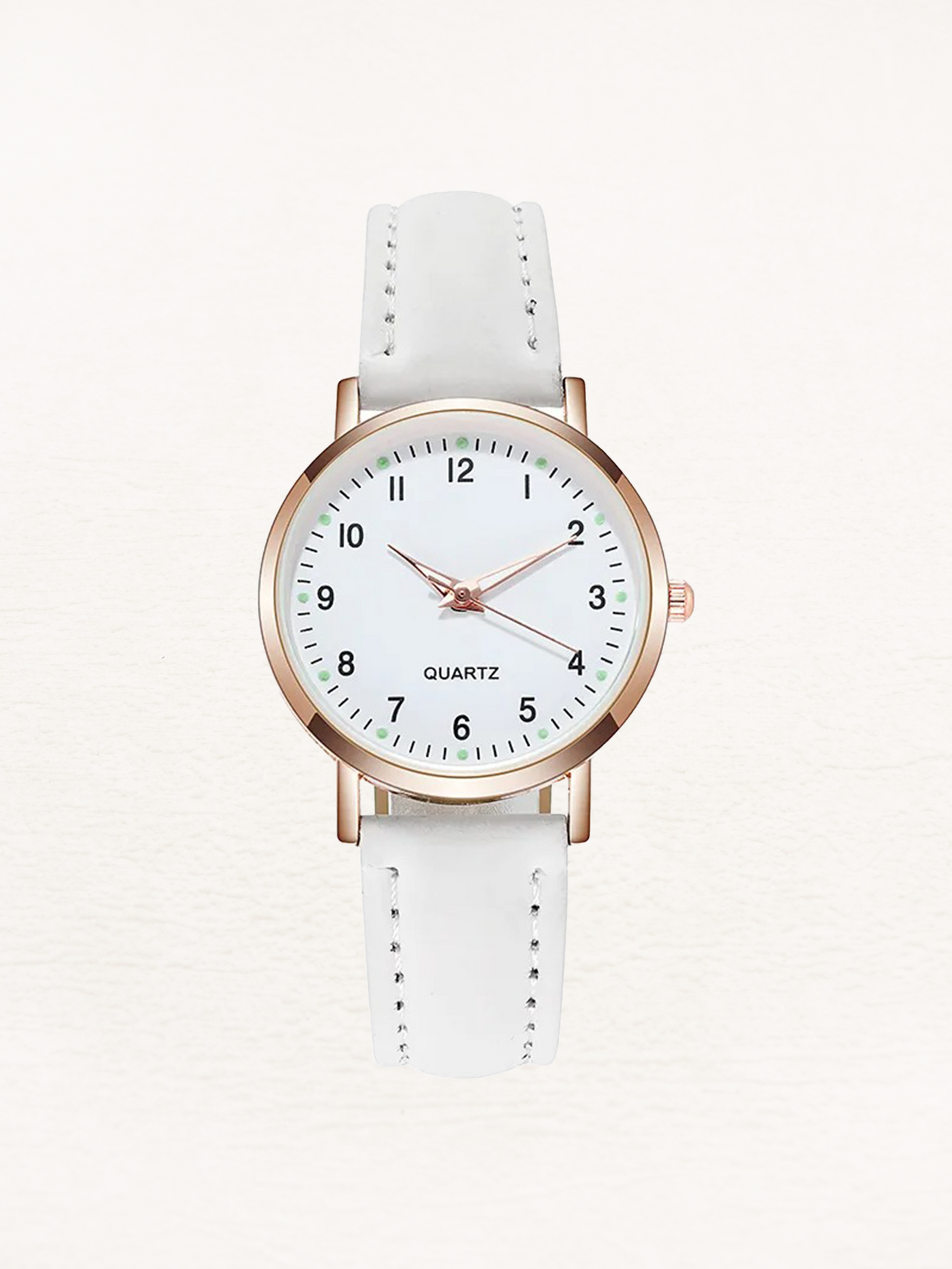 Montre Valeria Leren pour femme, or rose