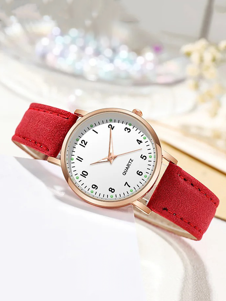 Montre Valeria Leren pour femme, or rose