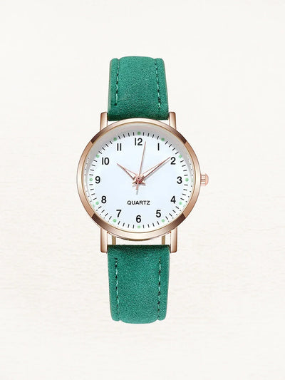 Montre Valeria Leren pour femme, or rose