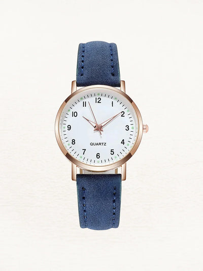 Montre Valeria Leren pour femme, or rose