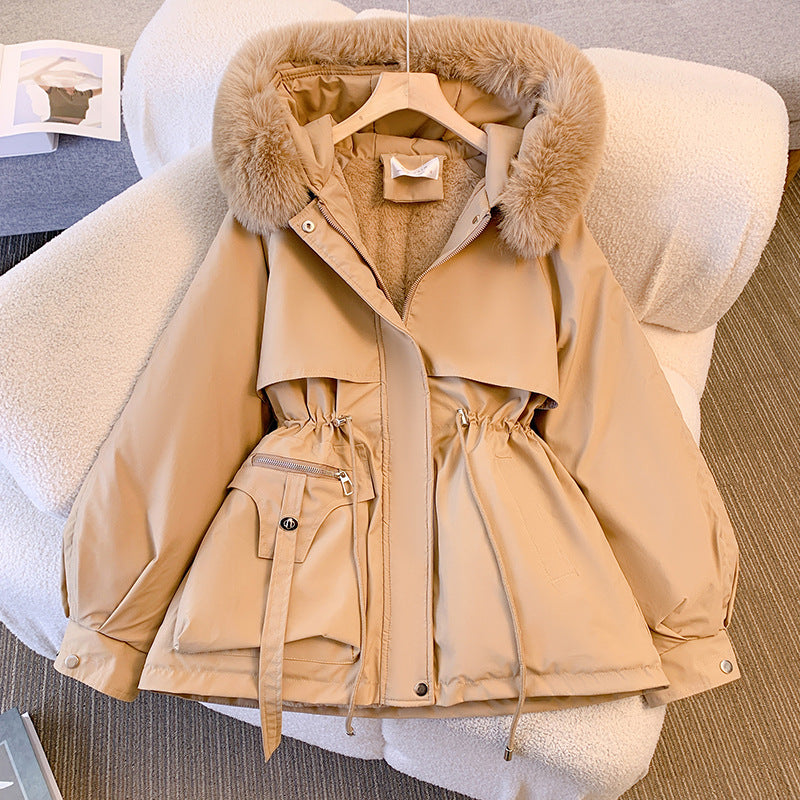 Winterparka | Kapuze mit Kunstpelz | Wärme & Eleganz