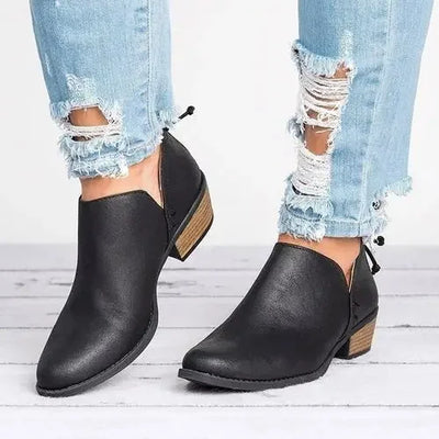 Botas de tornozelo feminino | Botas sem cadarços