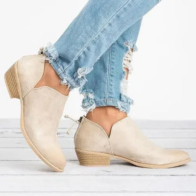 Botas de tornozelo feminino | Botas sem cadarços