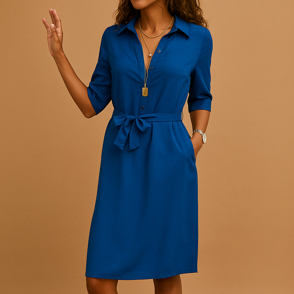 Damen Midi-Kleid für den Alltag