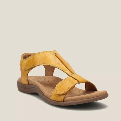 Sandálias ortopédicas de mulheres sintéticas vintage non -slip
