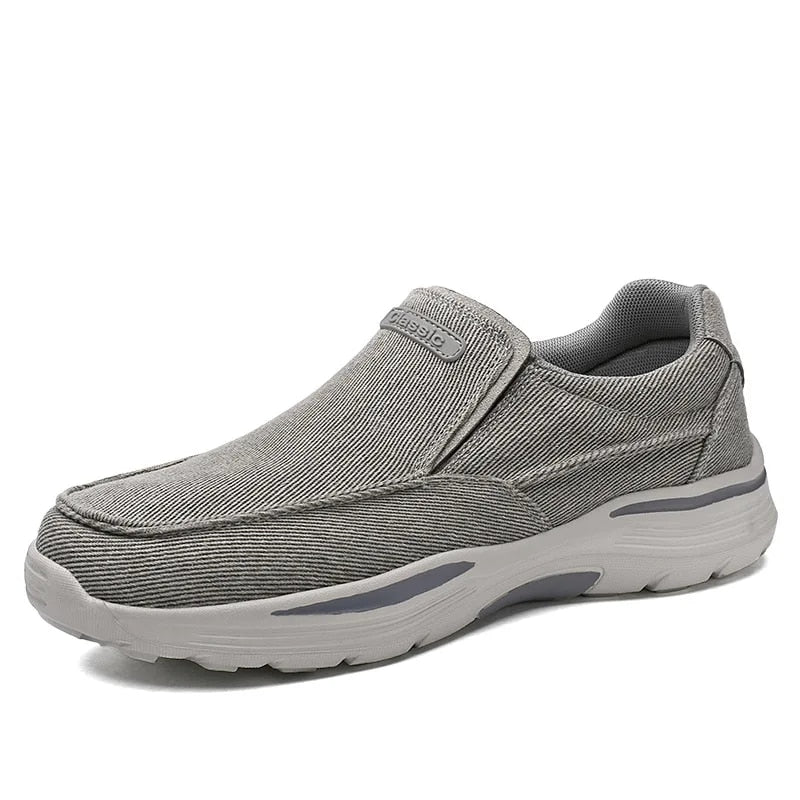 Jaco - Mocassins de lona ortopédica para homens