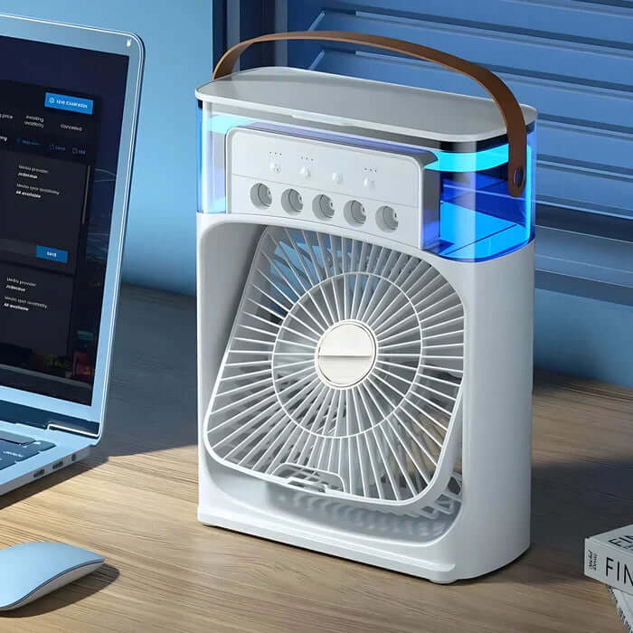 Refrigerador de ar portátil 3 em 1 com LED