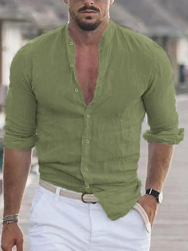 Daniel - a elegante camisa de linho masculina