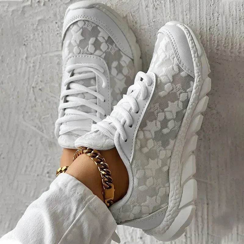 Sapatos ortopédicos de malha confortáveis