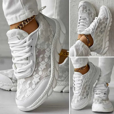 Sapatos ortopédicos de malha confortáveis