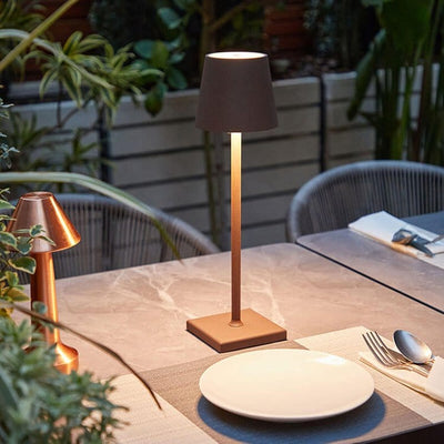 Lâmpada de mesa de LED à prova d'água com Alexa: design minimalista e controle de voz