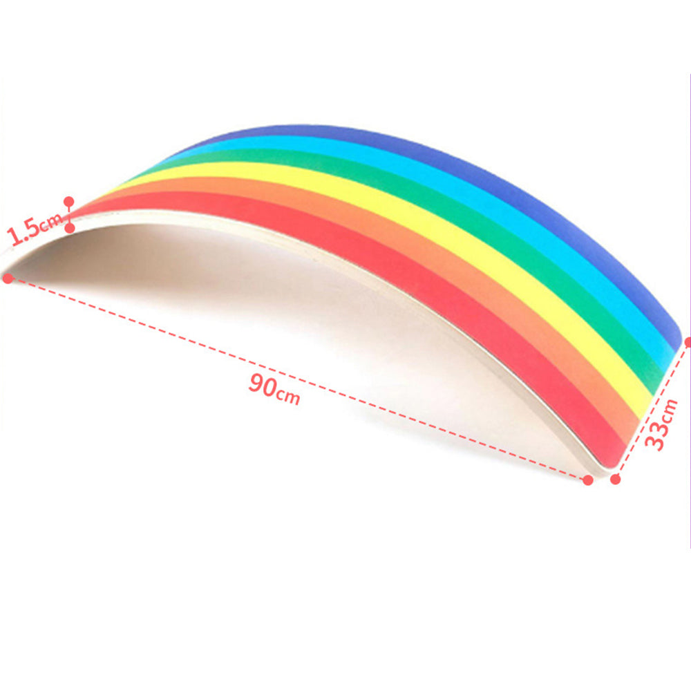 Tabela de equilíbrio, mesa de equilíbrio de madeira natural para crianças - Open Montessori Toy para o jogo criativo