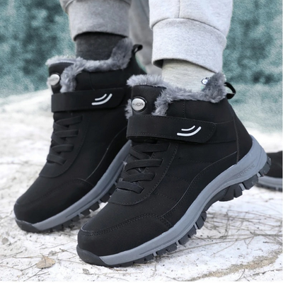 Botas de nieve ligeras de mujer con pelo