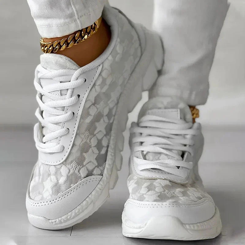 Sapatos ortopédicos de malha confortáveis