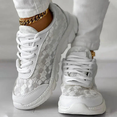 Sapatos ortopédicos de malha confortáveis