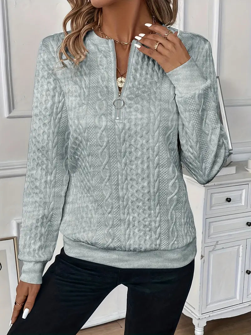 Sweater de malha elegante
