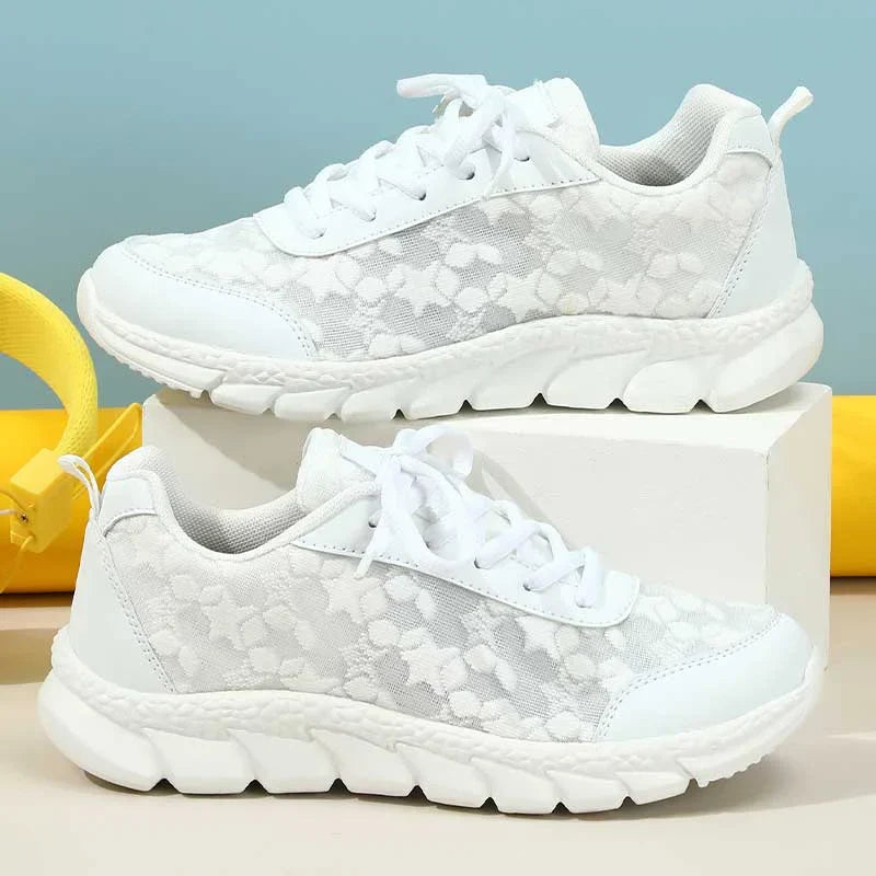 Sapatos ortopédicos de malha confortáveis