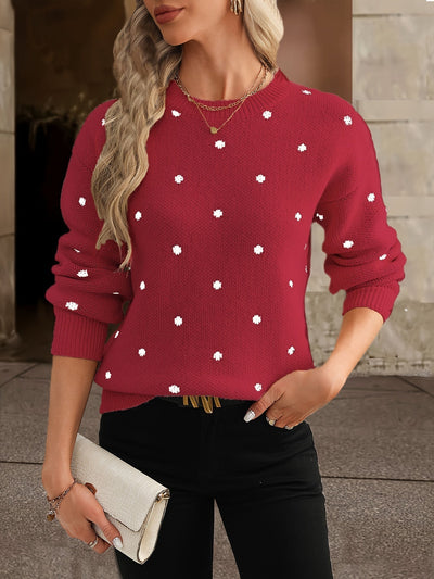 Jersey à pois Zara - Décontracté et élégant pour femme en automne et hiver