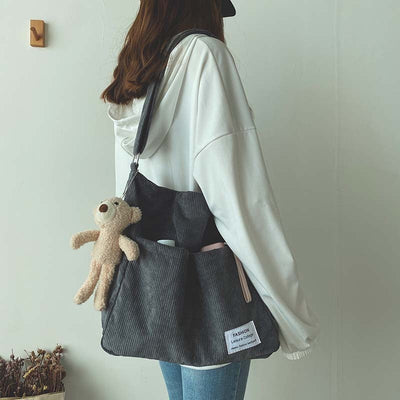 Stephanie - Bolsa de grande capacidade fabricada em couro vegano suave e estruturado