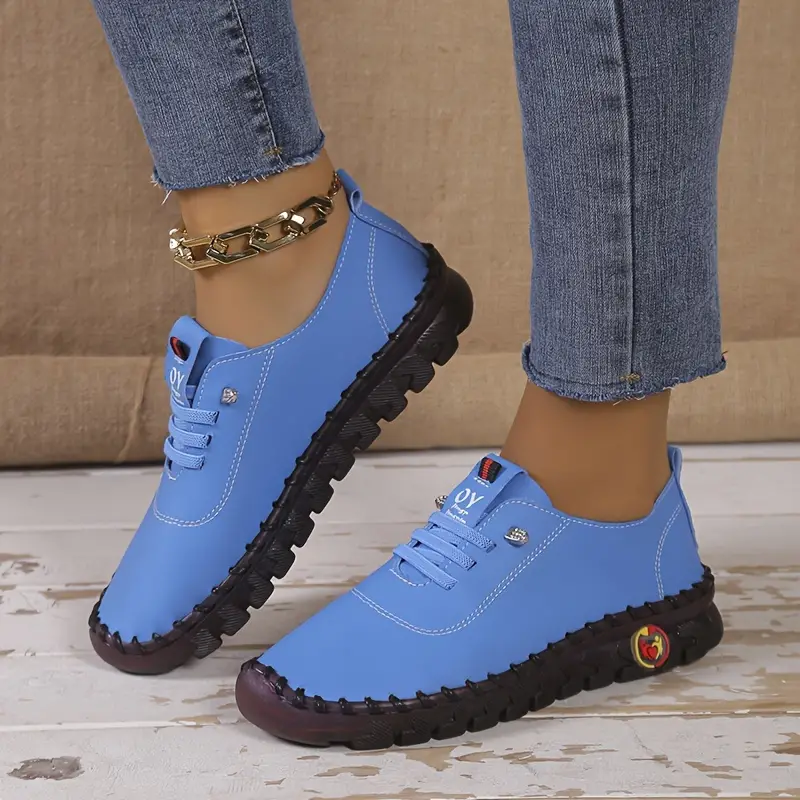 Lisa- Light e sapatos de couro que não deslizam para mulheres
