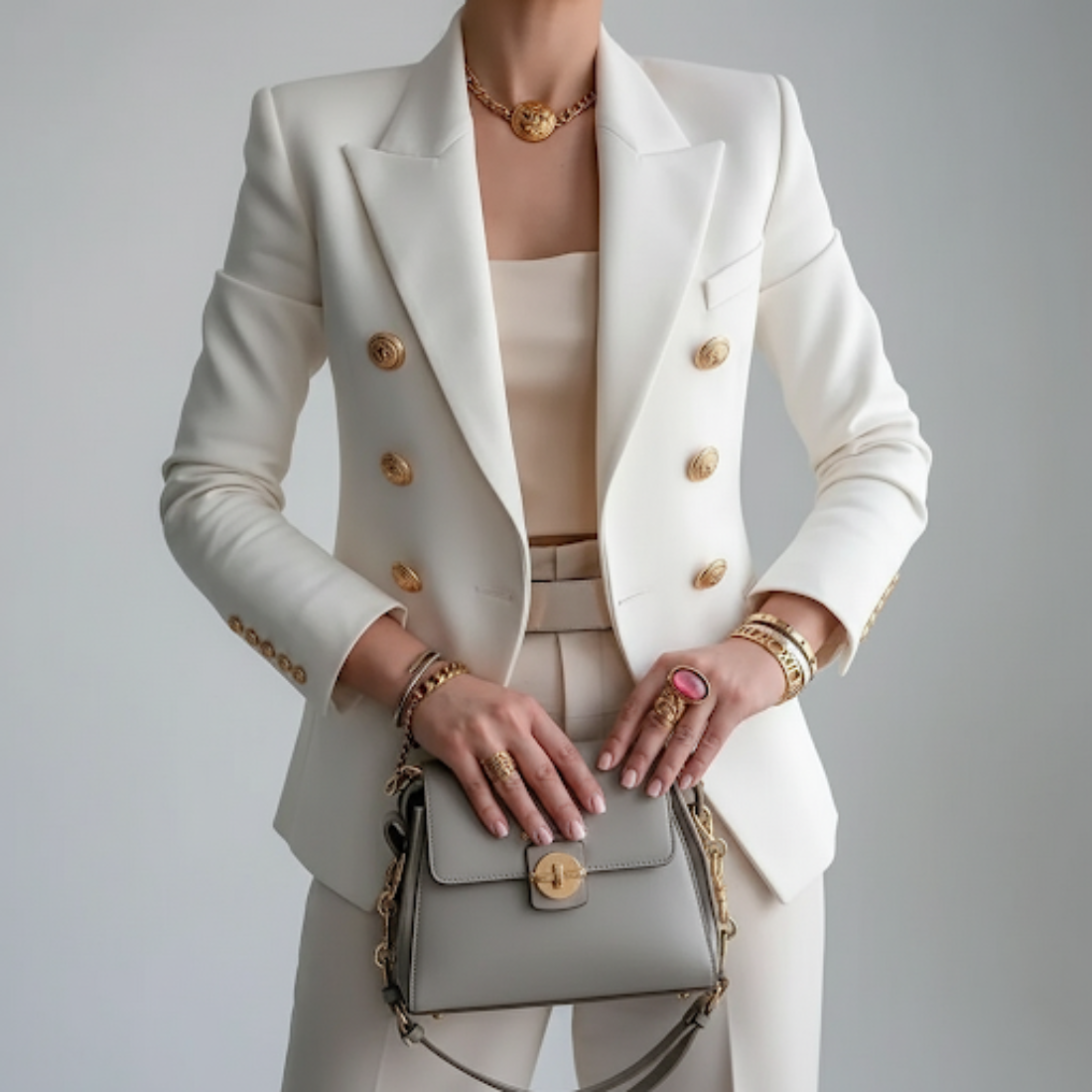 Damen Maßgeschneiderter Blazer mit Modernem Casual-Eleganz-Stil