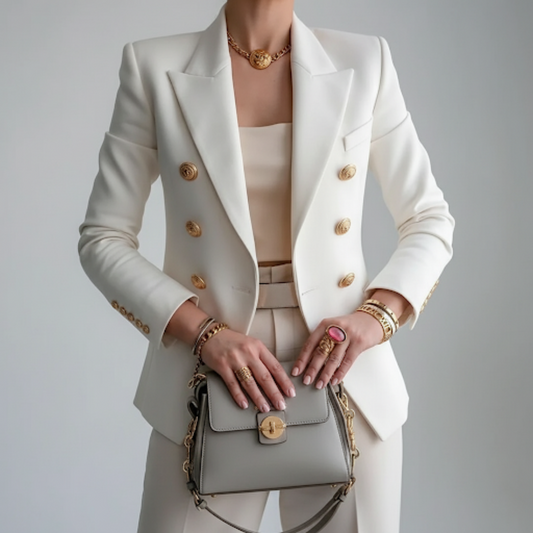 Damen Maßgeschneiderter Blazer mit Modernem Casual-Eleganz-Stil